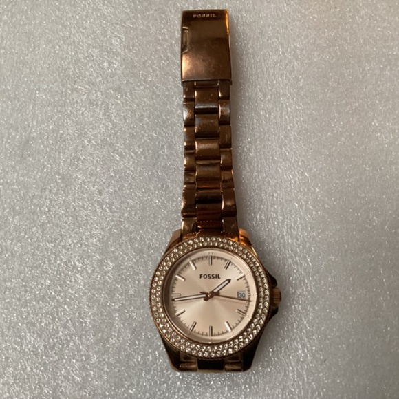 Fossil Retro Traveller Three Hand Rose Gold-tone Women’s Watch AM4454 main image 5